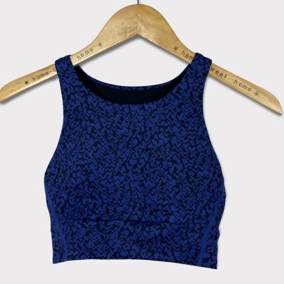 NEW Zella Live In Racerback Sports Bra Blue Twilight Size Small‎ Nordstrom Top S - Picture 4 of 14